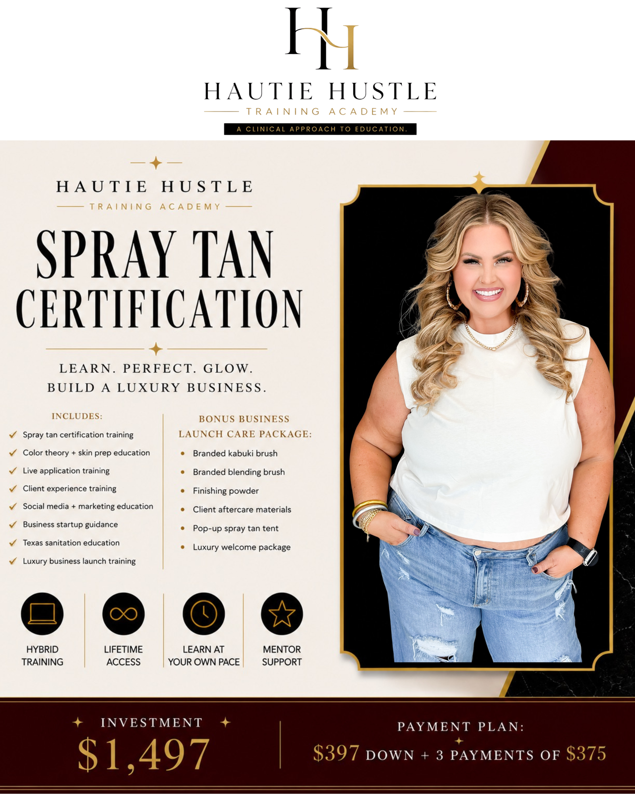 Hautie Hustle Spray Tan Certification Experience