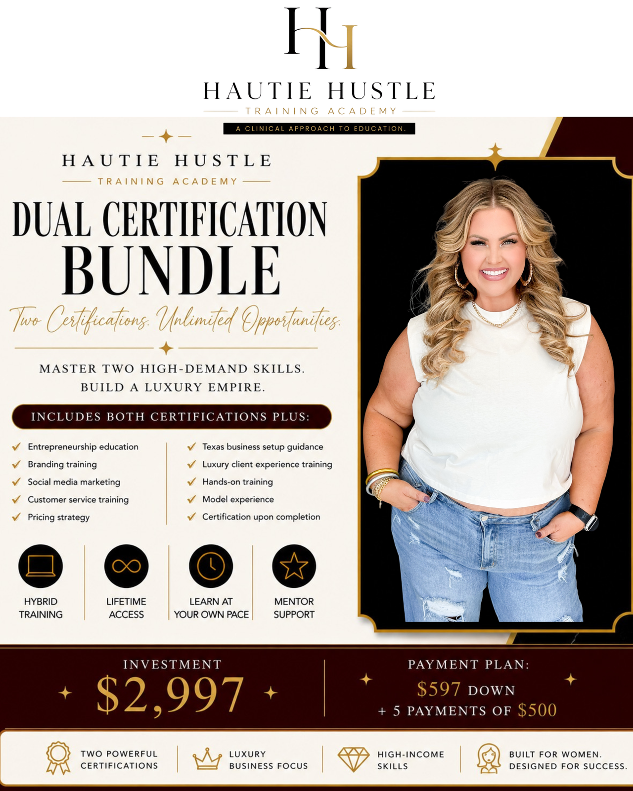 Hautie Hustle Dual Beauty Business Certification Bundle