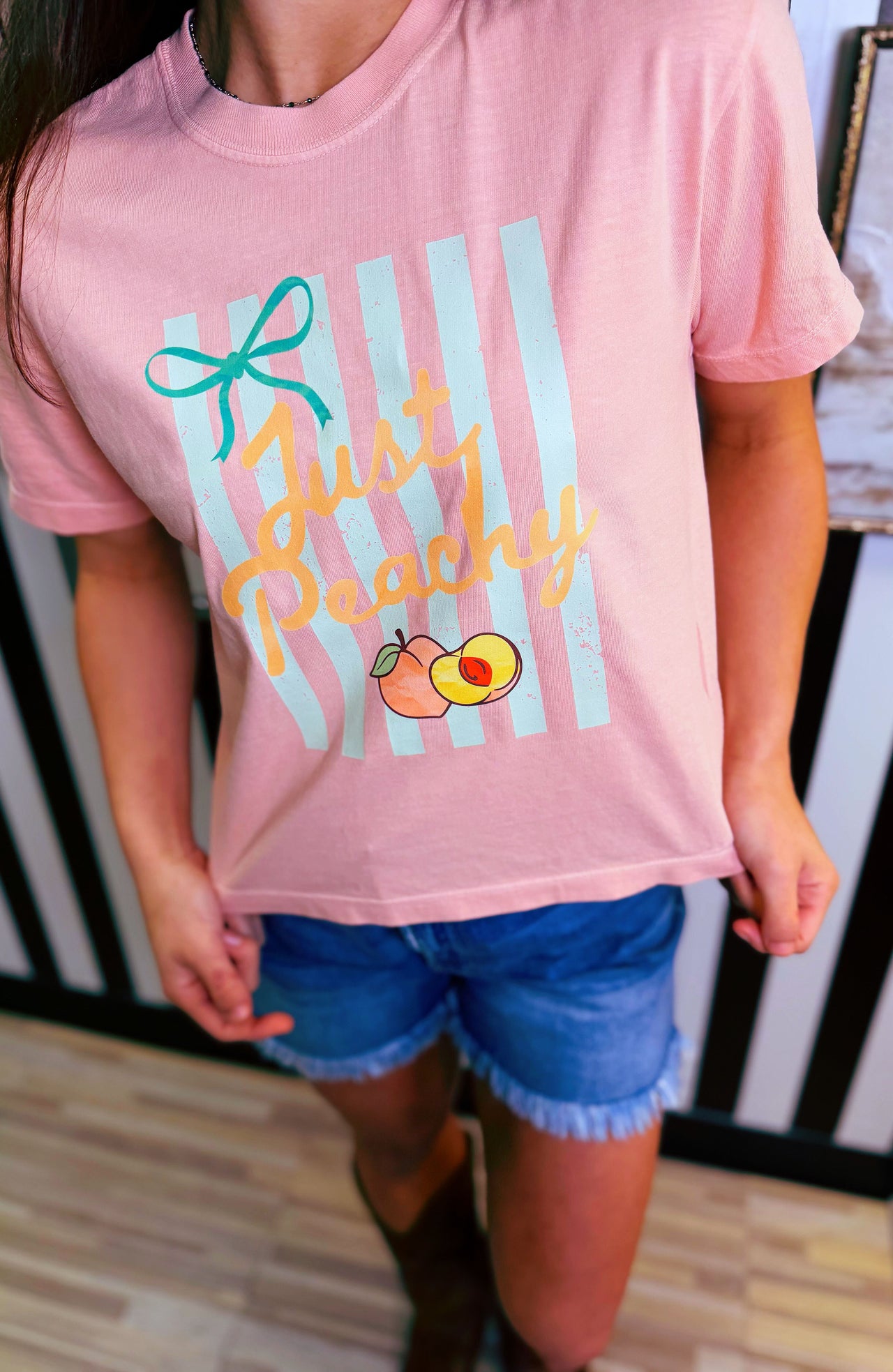 PRE-SALE Just Peachy Cropped Tee