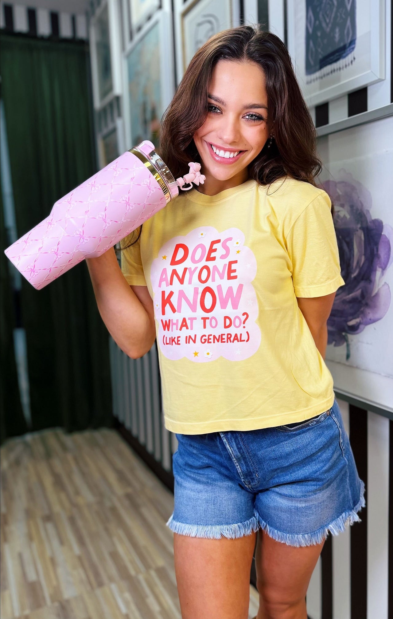 PRE-SALE Does Anyone Know What To Do Cropped Tee