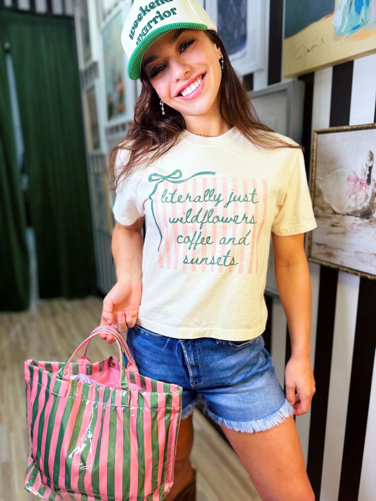 PRE-SALE Wildflowers Cropped Tee