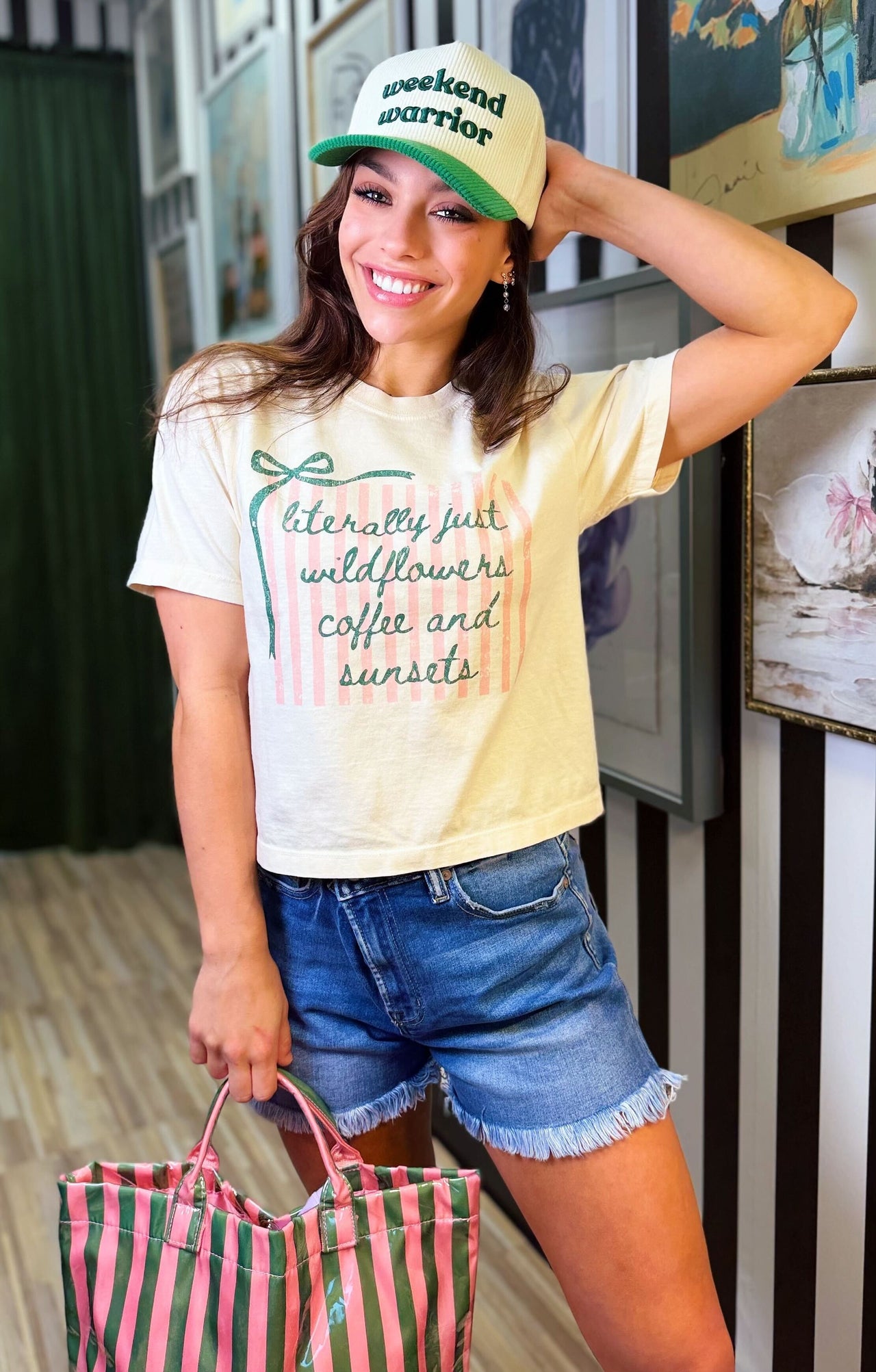 PRE-SALE Wildflowers Cropped Tee