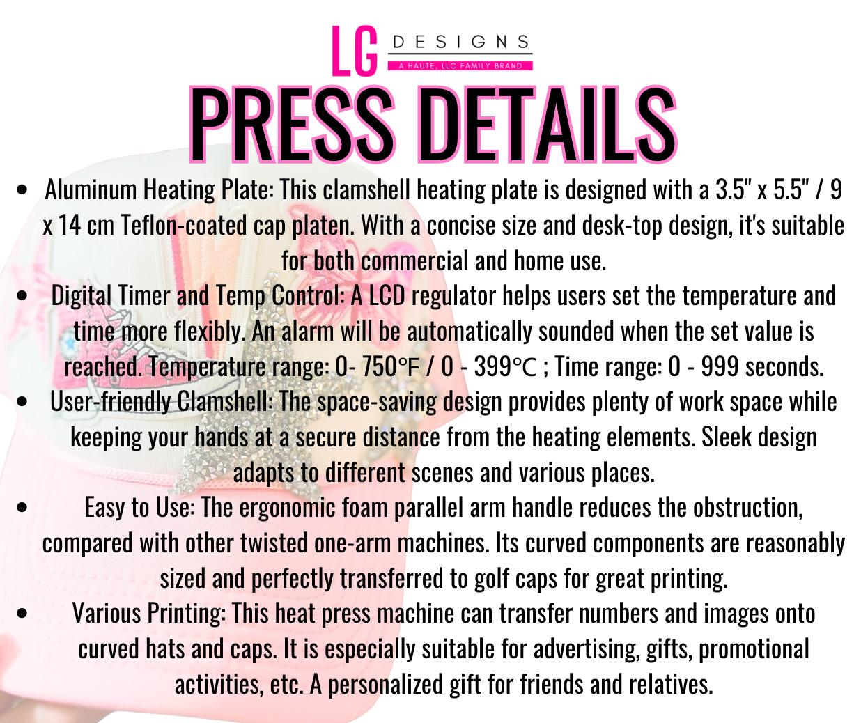 Hat Heat Press