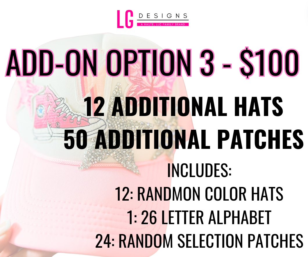 Hat Bar Box Add on Option 3