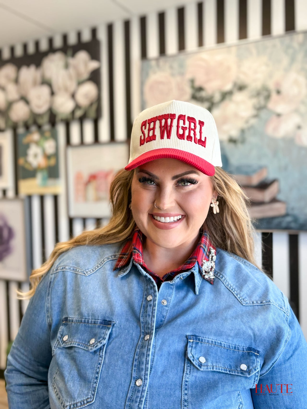 SHW GRL Corduroy Hat