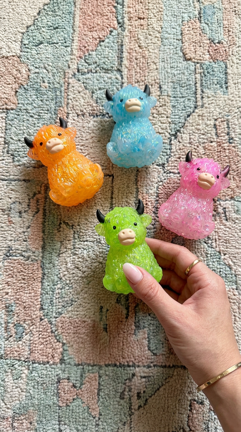 PRE-SALE Assorted Highland Cow Squishy Toys