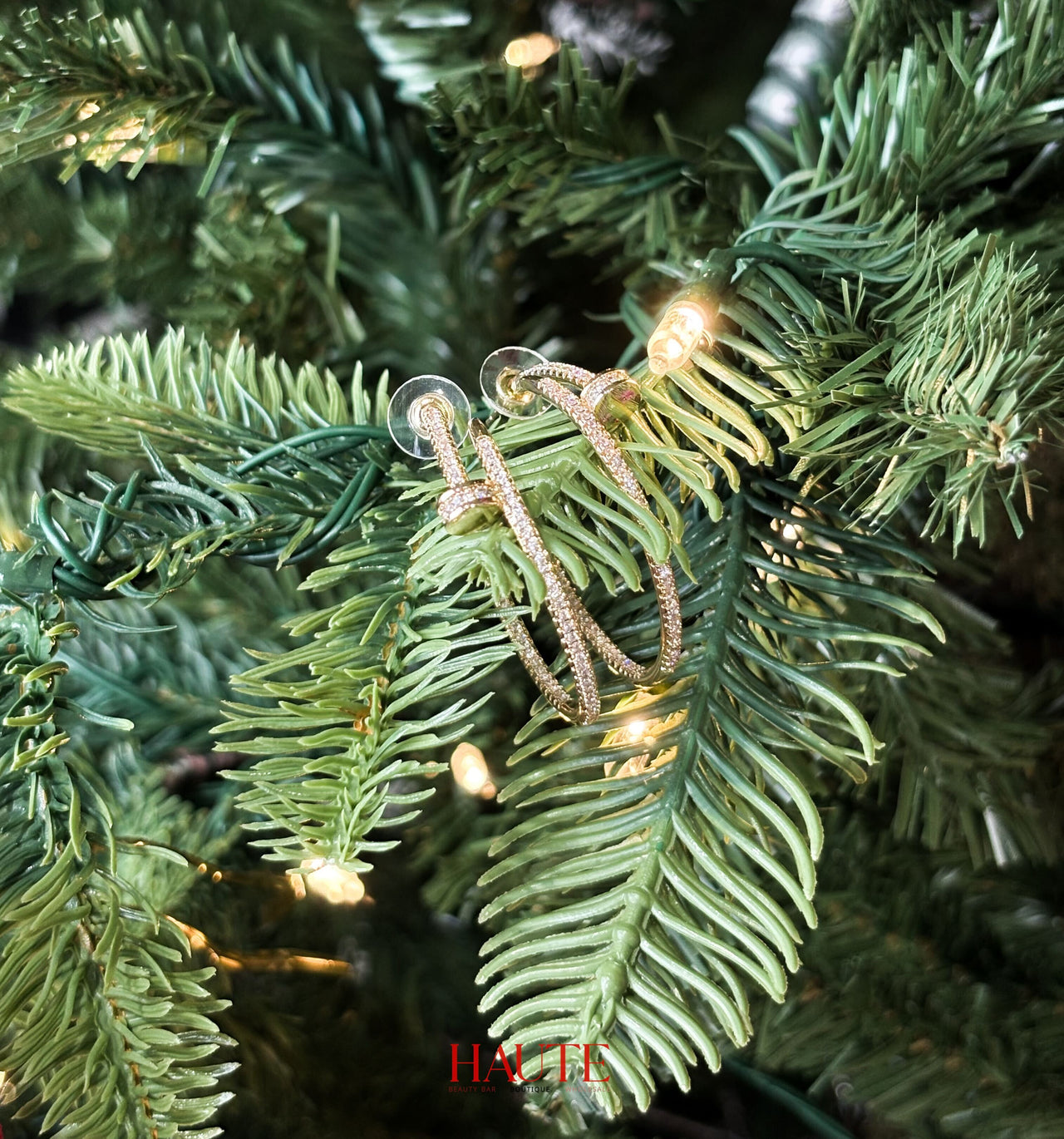 Nailed It Hoop Earrings