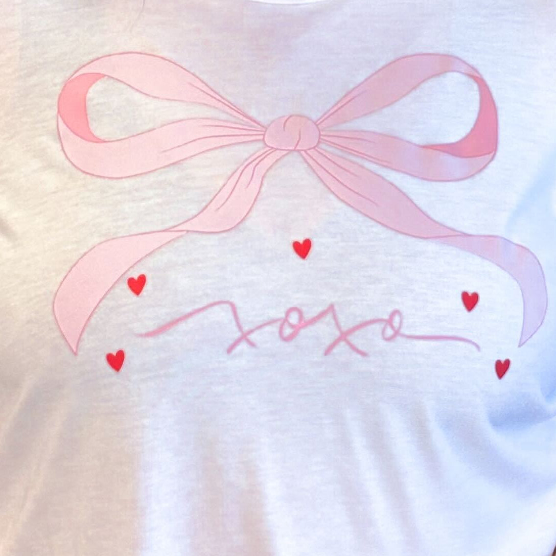XOXO Bow Transfer Only