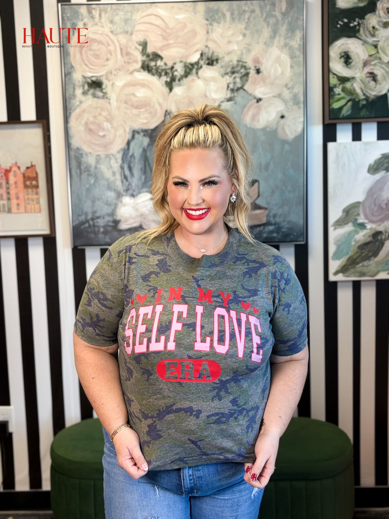 Self Love Camo Tee