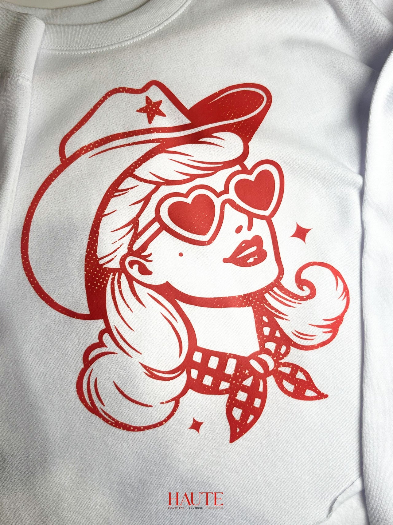 Heartbreaker Cowgirl Cropped Crew