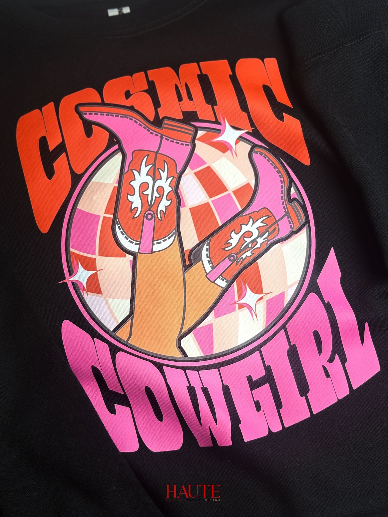 Cosmic Cowgirl Cropped Crew