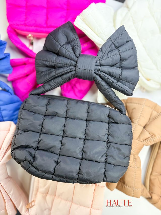 Mini Bow Puffer Bag