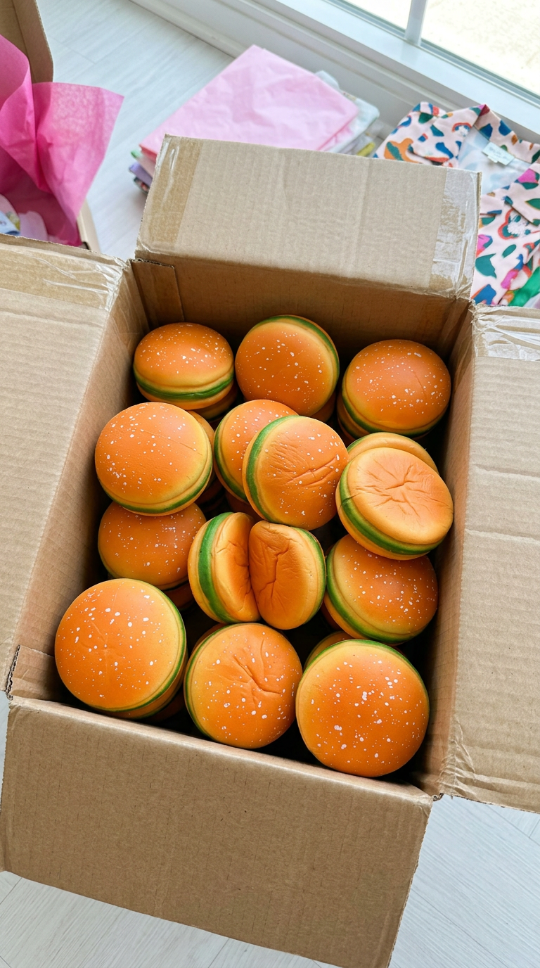 PRE-SALE Hamburger Squishy Toy