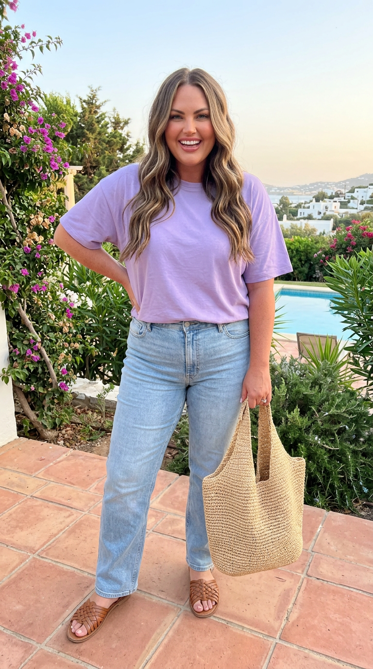 Sunset Coast Woven Tote